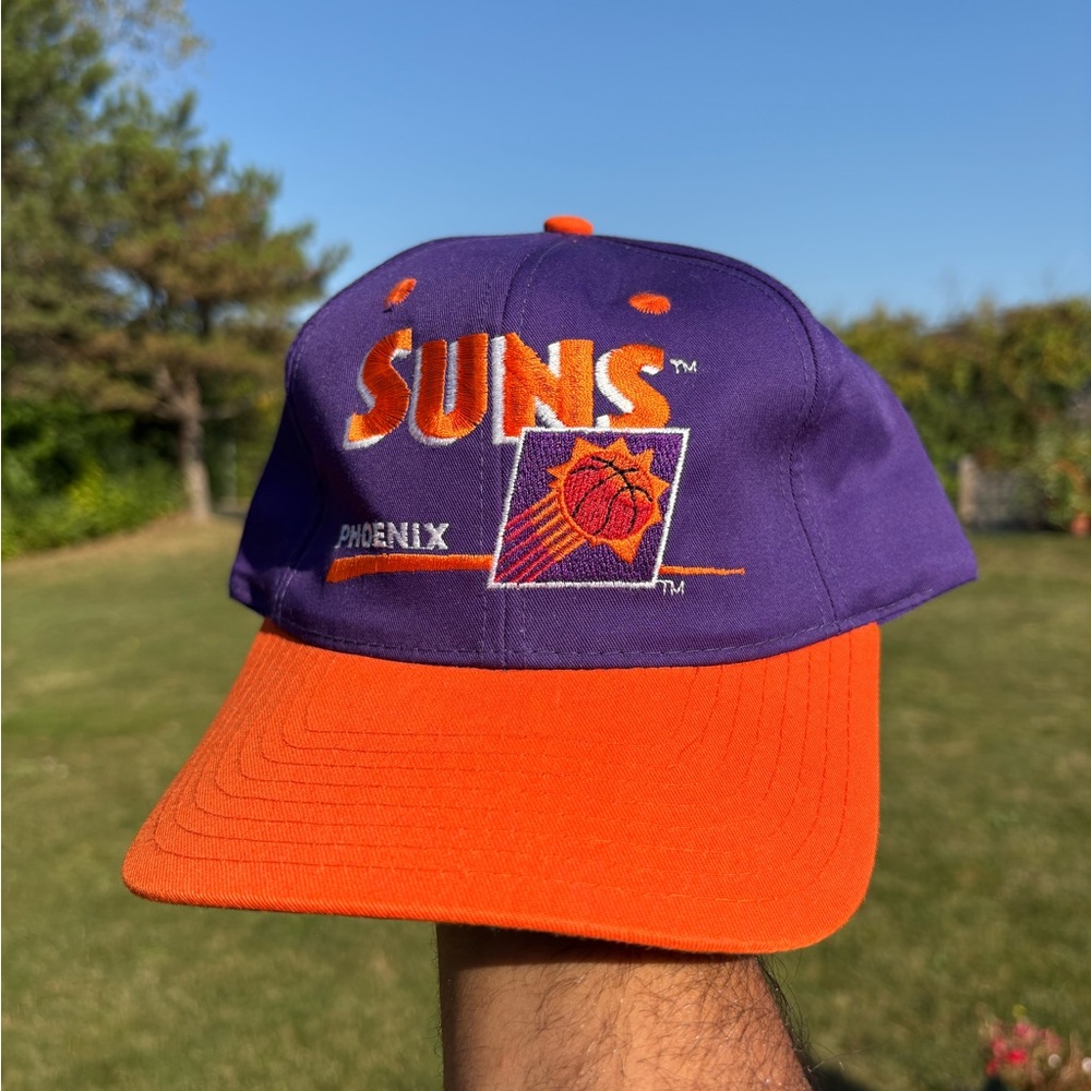 Phoenix Suns NBA Twins Enterprise Vintage 90s Logo Script Snapback OSFA Hat Cap